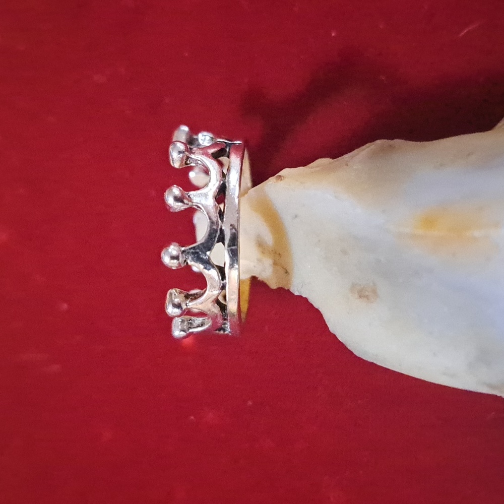 Silver Crown Ring